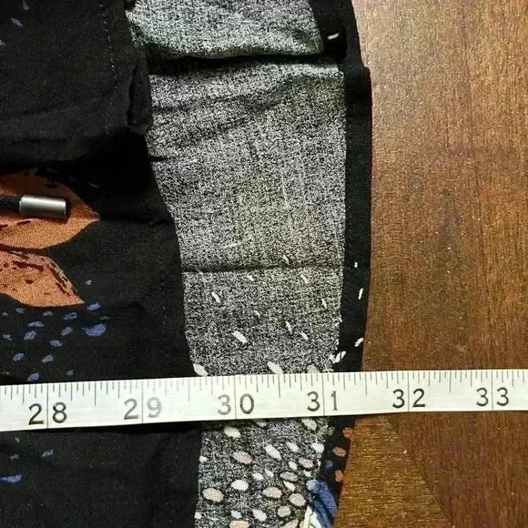 Free People black floral Lovely Day, tunic dress, XS - Picture 11 of 12